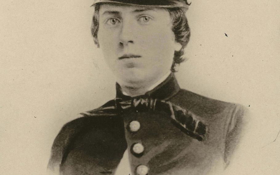 This undated photo provided by the Wisconsin Historical Society shows First Lt. Alonzo Cushing. Cushing, a Civil War soldier, is to be honored with the nation's highest military decoration 151 years after his death. His descendants and Civil War buffs have been pushing for the Union Army lieutenant killed at Gettysburg, Pennsylvania to receive the award. 