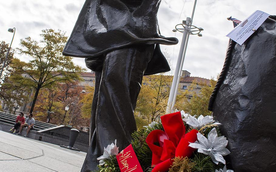 Veterans Day 2014 at the U.S. Navy Memorial in Washington, D.C.