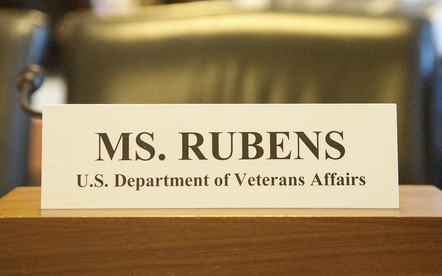 VA official Diana Rubens was a no-show before a House Committee on Veterans Affairs hearing on Capitol Hill in Washington, D.C., on Wednesday, Oct. 21, 2015. Rubens is the director of the VA's Philadelphia and Wilmington Region Office.