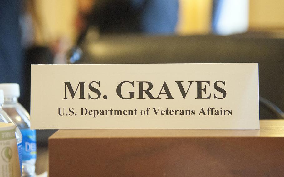 VA official Kimberly Graves was a no-show before a House Committee on Veterans Affairs hearing on Capitol Hill in Washington, D.C., on Wednesday, Oct. 21, 2015. Graves is the director of the VA's St. Paul Regional Office.