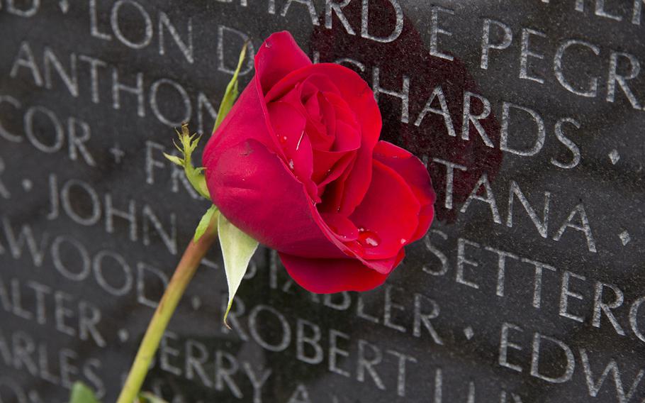 Memorial Day at the Vietnam Veterans Memorial in Washington, D.C., May 30, 2016.
