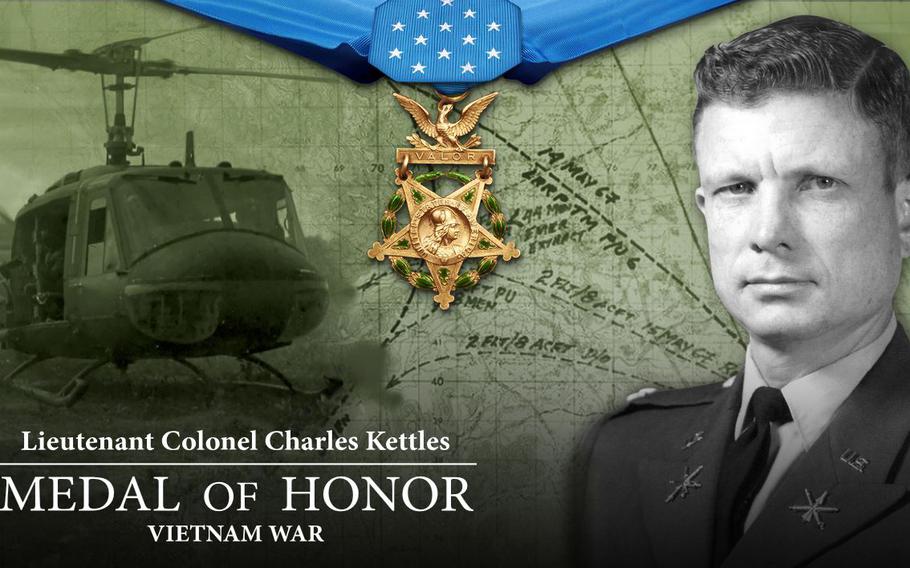 Ret. Army Lt. Col. Charles Kettles will receive the Medal of Honor on July 18, 2016.
