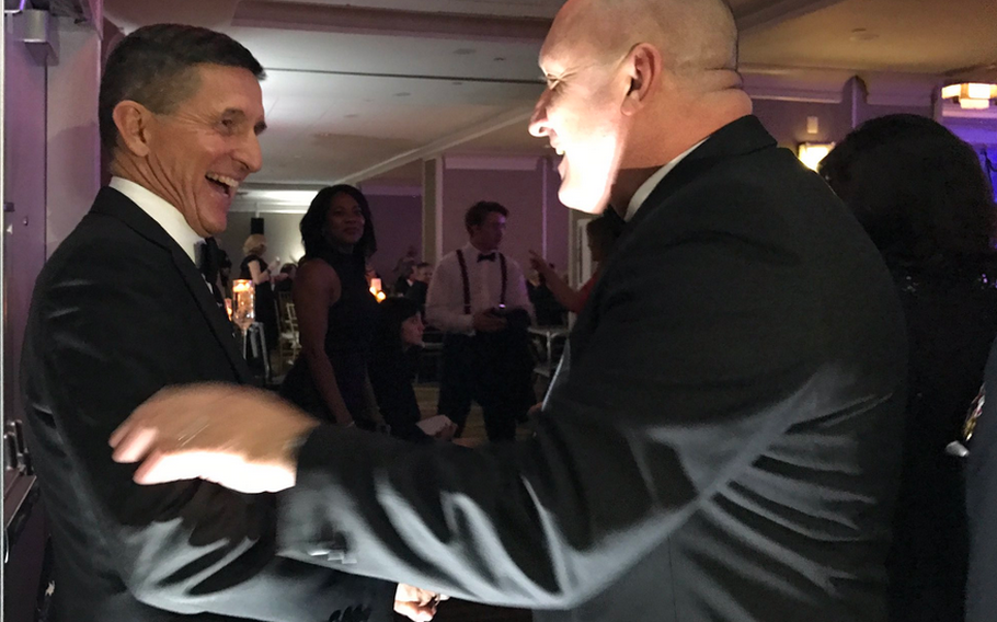 National Security Advisor Michael Flynn at the Veterans Inaugural Ball: Salute to Heroes in Washington, D.C., Jan. 20, 2017.