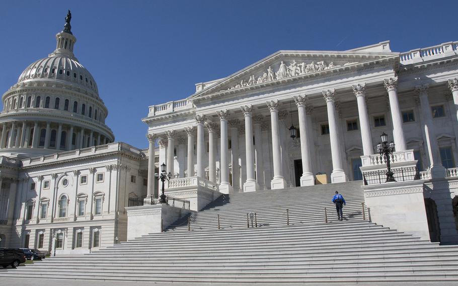 The Senate side of the U.S. Capitol.