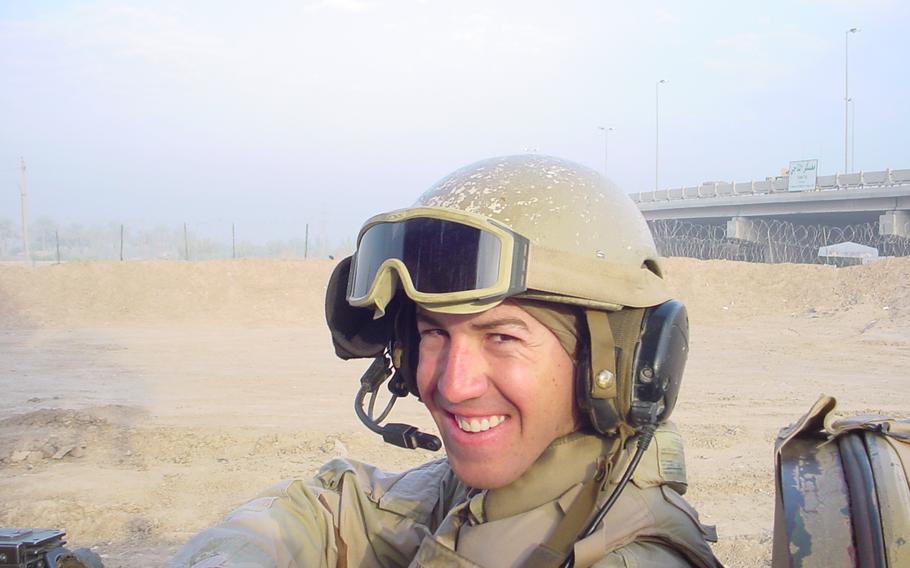 Ryan Kules, a former Army captain, is shown in a 2005 photo taken weeks before he was seriously injured by a bomb blast in Iraq. Medically retired from military duty in 2007, Kules and other disabled veterans whose military careers were cut short by combat injuries are pressing Congress to overturn a federal law that keeps them from receiving full retirement benefits.