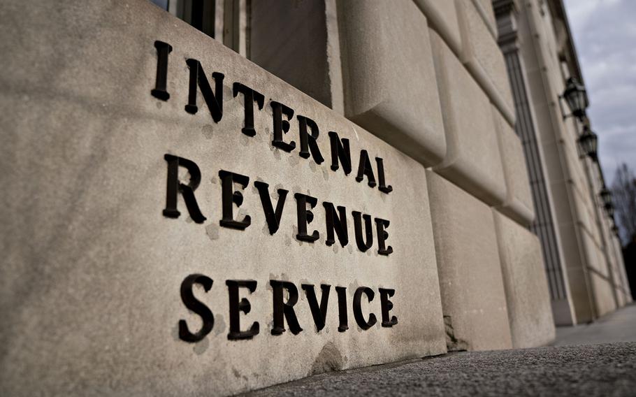 The Internal Revenue Service headquarters in Washington is seen Jan. 8, 2019.