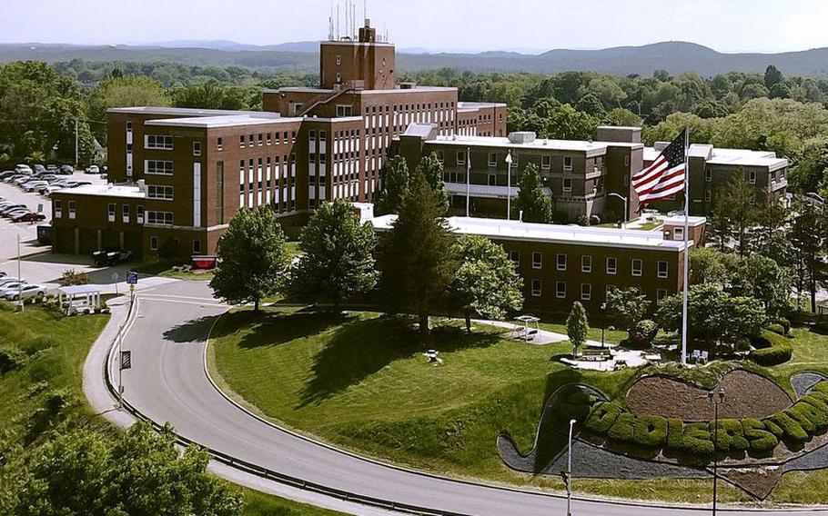 This May 2018 file photo shows the Holyoke Soldiers’ Home in Holyoke, Mass.