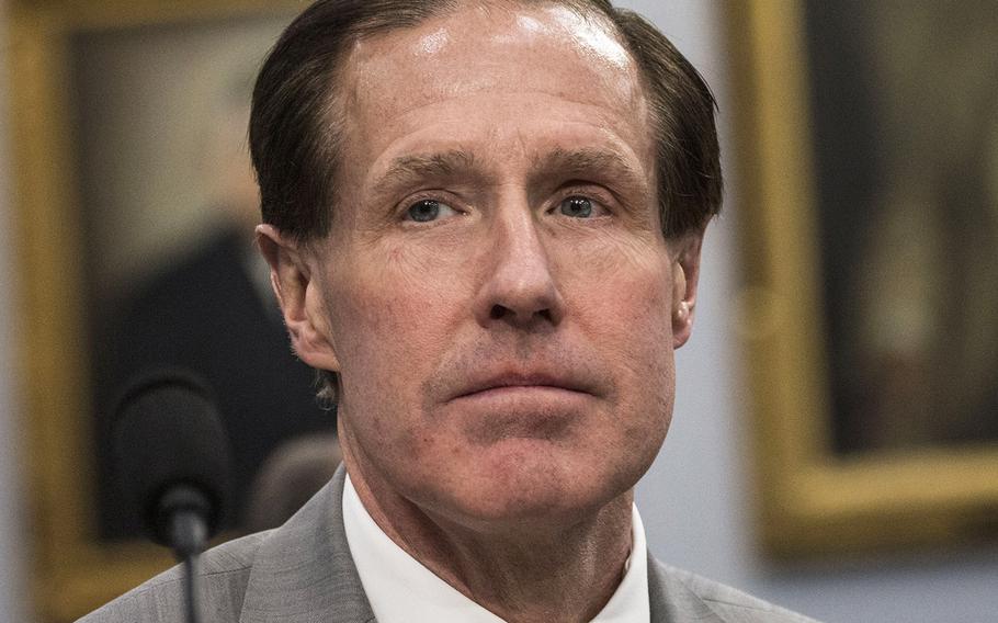 Department of Veterans Affairs CFO Jon Rychalski, seen here in a 2019 photo, says the VA "absolutely adequately funded at this time."