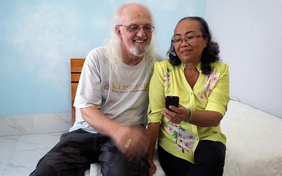 Air Force veteran Jim Reischl reunited in 2016 with Nguyen Thi Hanh, the pregnant girlfriend he left behind in 1970 after a tour to Tan Son Nhut Air Base, Vietnam.