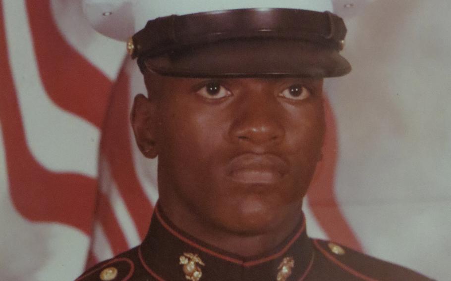 Travis Goodman served a three-year stint in the Marines starting in 1978, and later was homeless for more than a decade before moving into the Commons at Livingston in 2012. 
