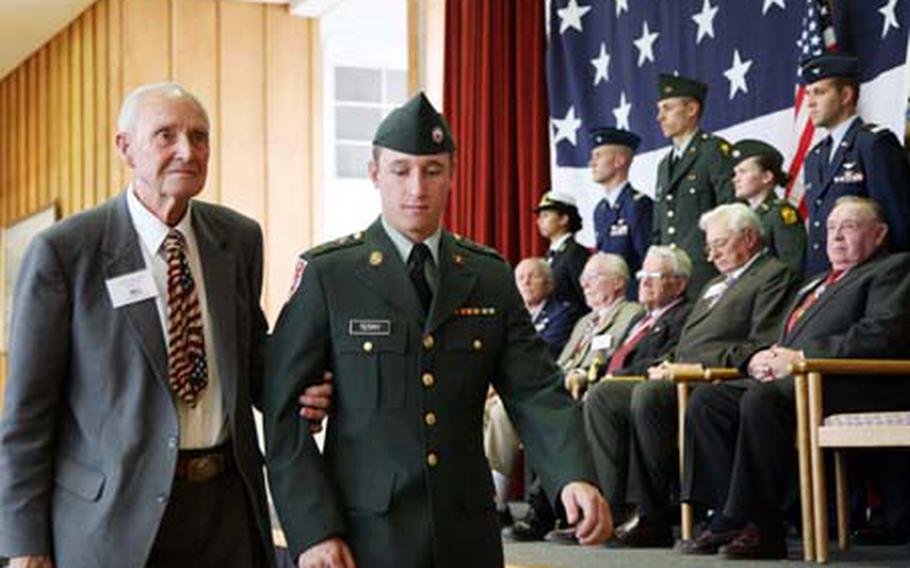 University of Utah ROTC members participate in a Veterans Day service held at the university last year.
