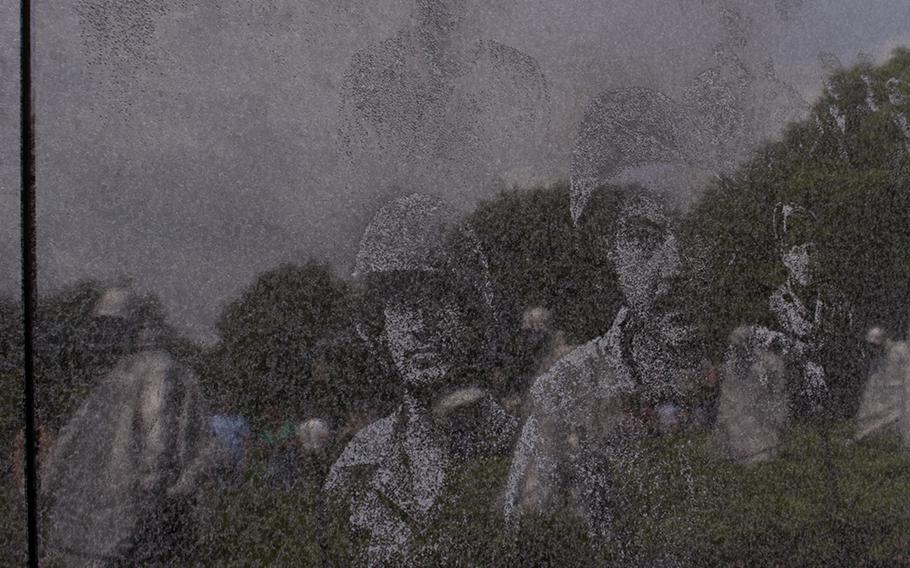 Korean War Memorial on Memorial Day, May 29, 2017.